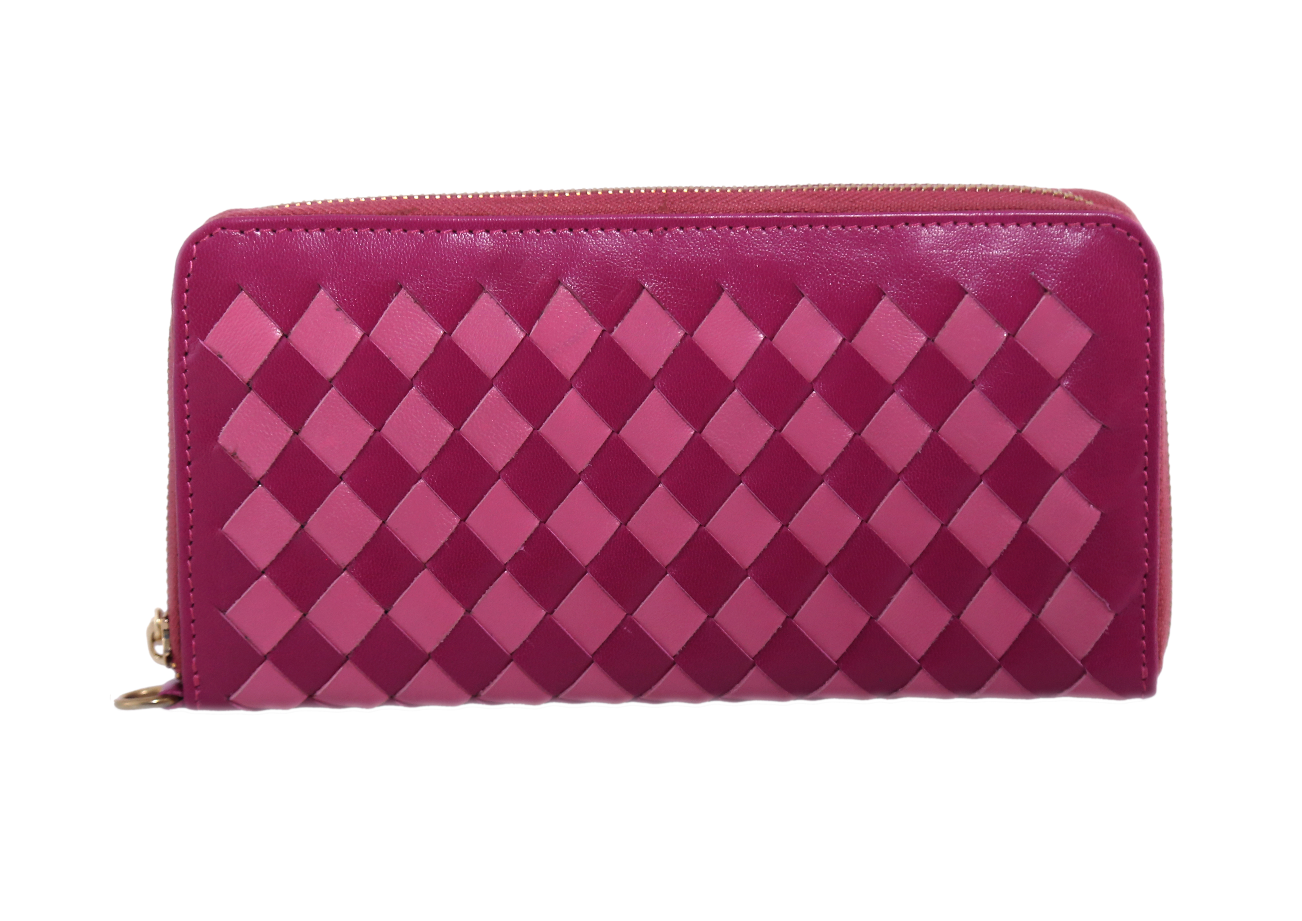 Pink Ladies Zip Around Wallet
