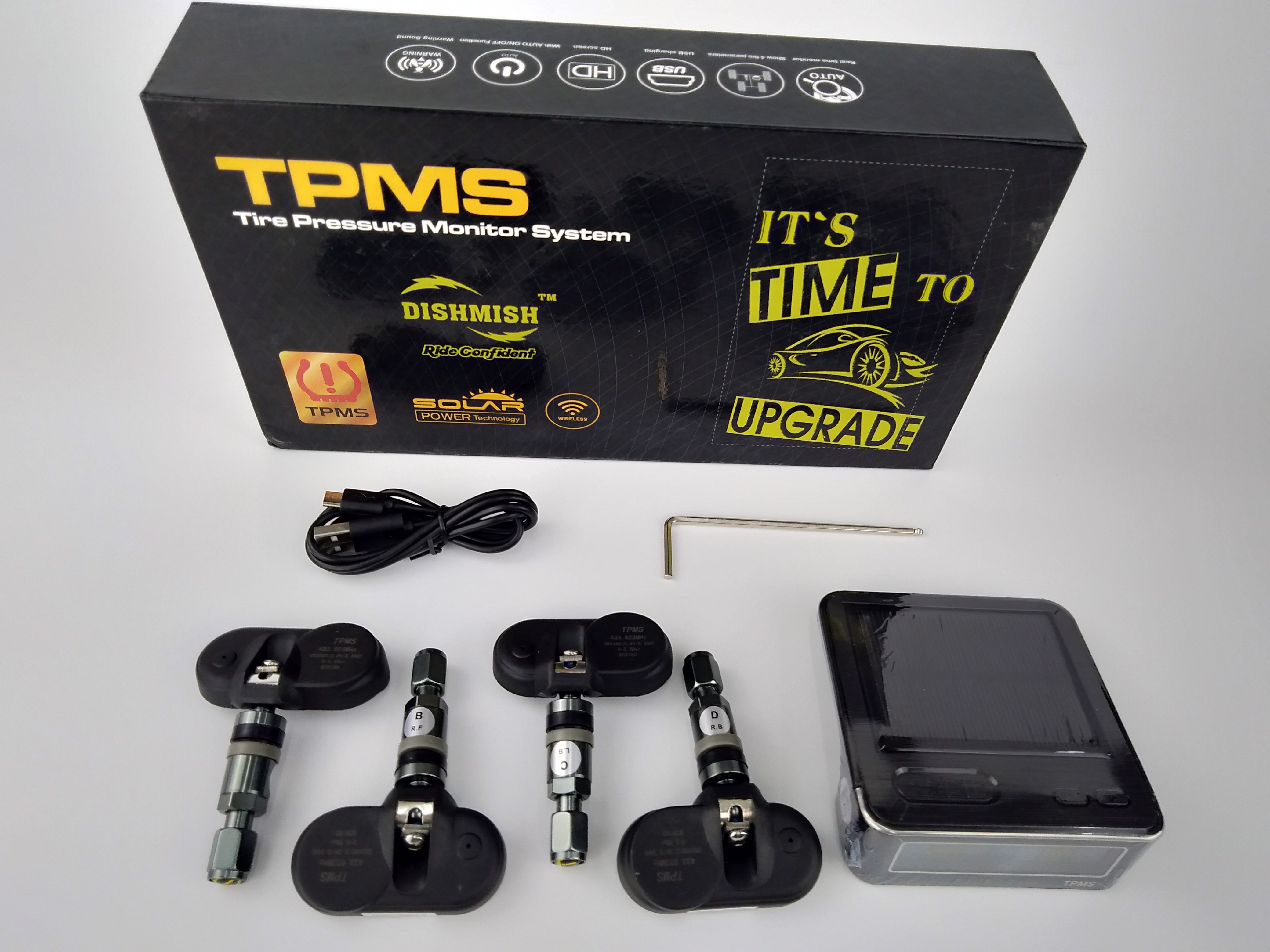 Tyre Pressure Monitoring System - 21mm X 17mm, 8.0g, Ip67, 5/7 Years Battery Life | Accurate Pressure & Temperature Monitoring