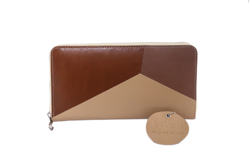 Ladies Leather Zip Closure Wallet - Leather Material , Multi-Compartment Design for Organized Storage, Handcrafted and Easy to Carry