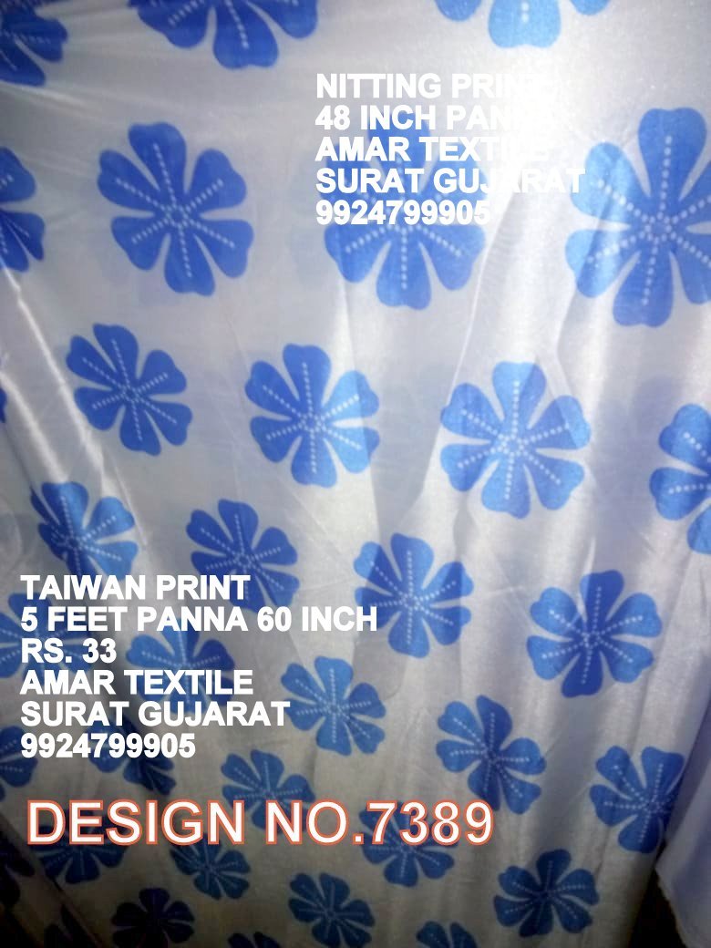 Taiwan Print Fabric - 100m Length, 60 Inch Width | Light Weight, Quick Dry, Stretchable, Bleached, Soft, Washable, Embossed Texture, Plaid Style