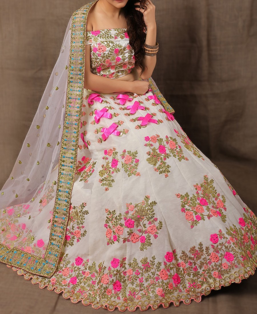 White & Ping Reebin Lehenga