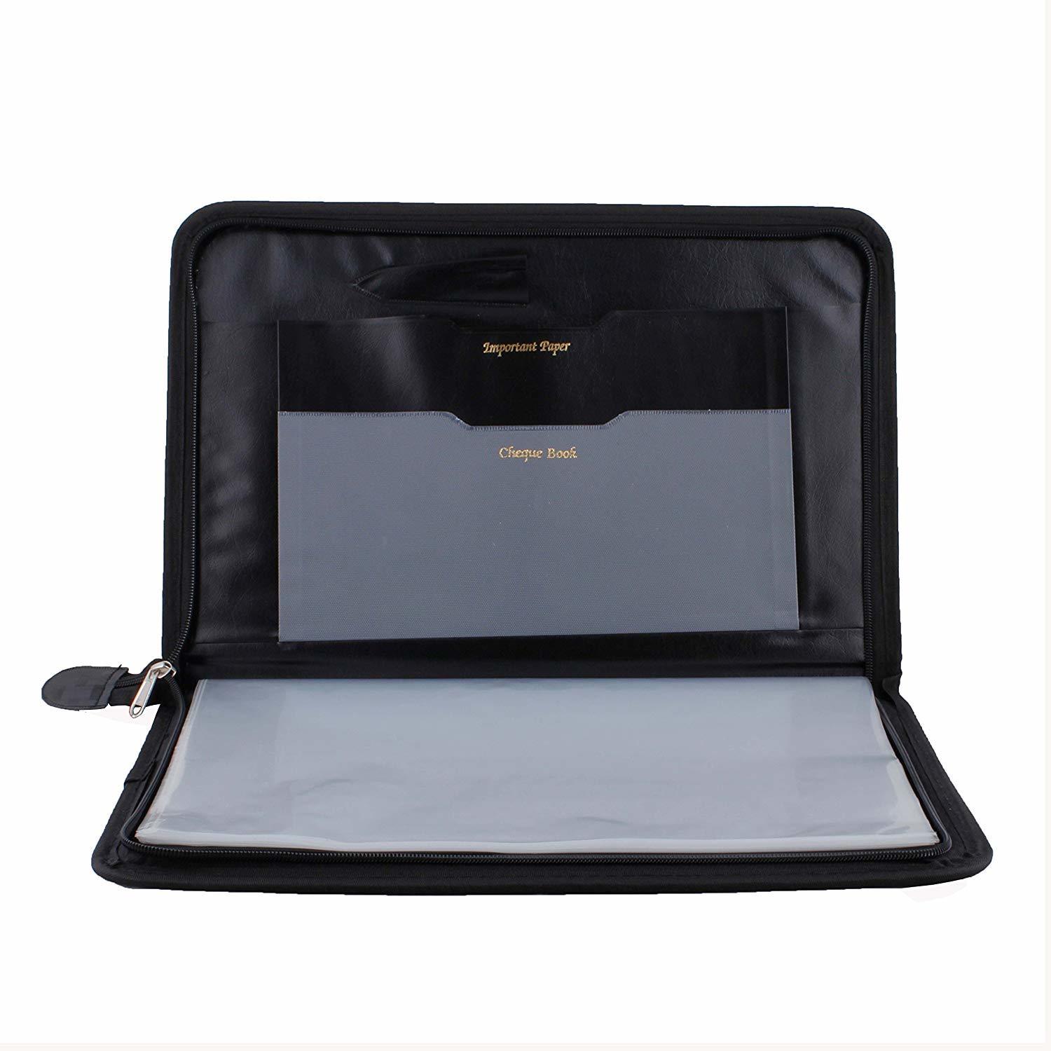 Portfolio File, B4 Size - Pvc Lamina Material, 11.25 X 16 Inches | Durable Design For Documents, Certificates, Cheque Books, And More
