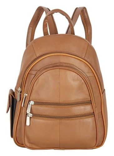 Leather Tan Backpack