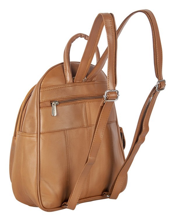 Leather Tan Backpack