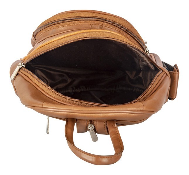 Leather Tan Backpack