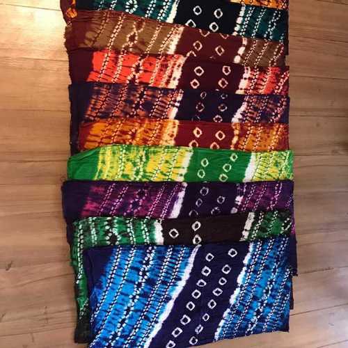 सूती बंधनी दुपट्टा