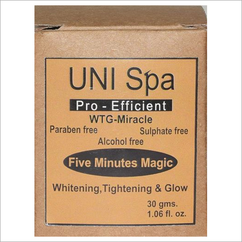 Wtg- Whitening, Tightening And Glow Fruit Pack Age Group: Men