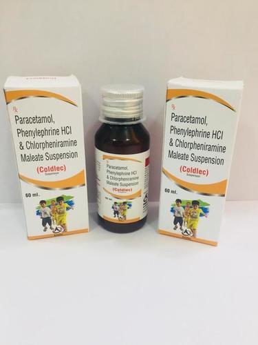 chlorpheniramine maleate 1mg+paracetamol 125mg+phenylephrine 5 mg /5ml