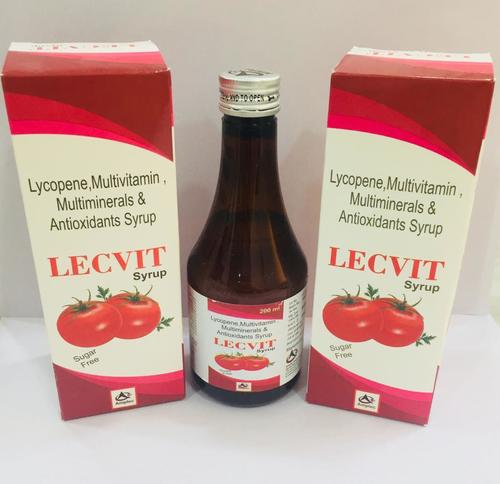 मल्टीविटामिन और मल्टीमिनरल + लाइकोपीन+ एंटी-ऑक्सीडेंट सिरप
