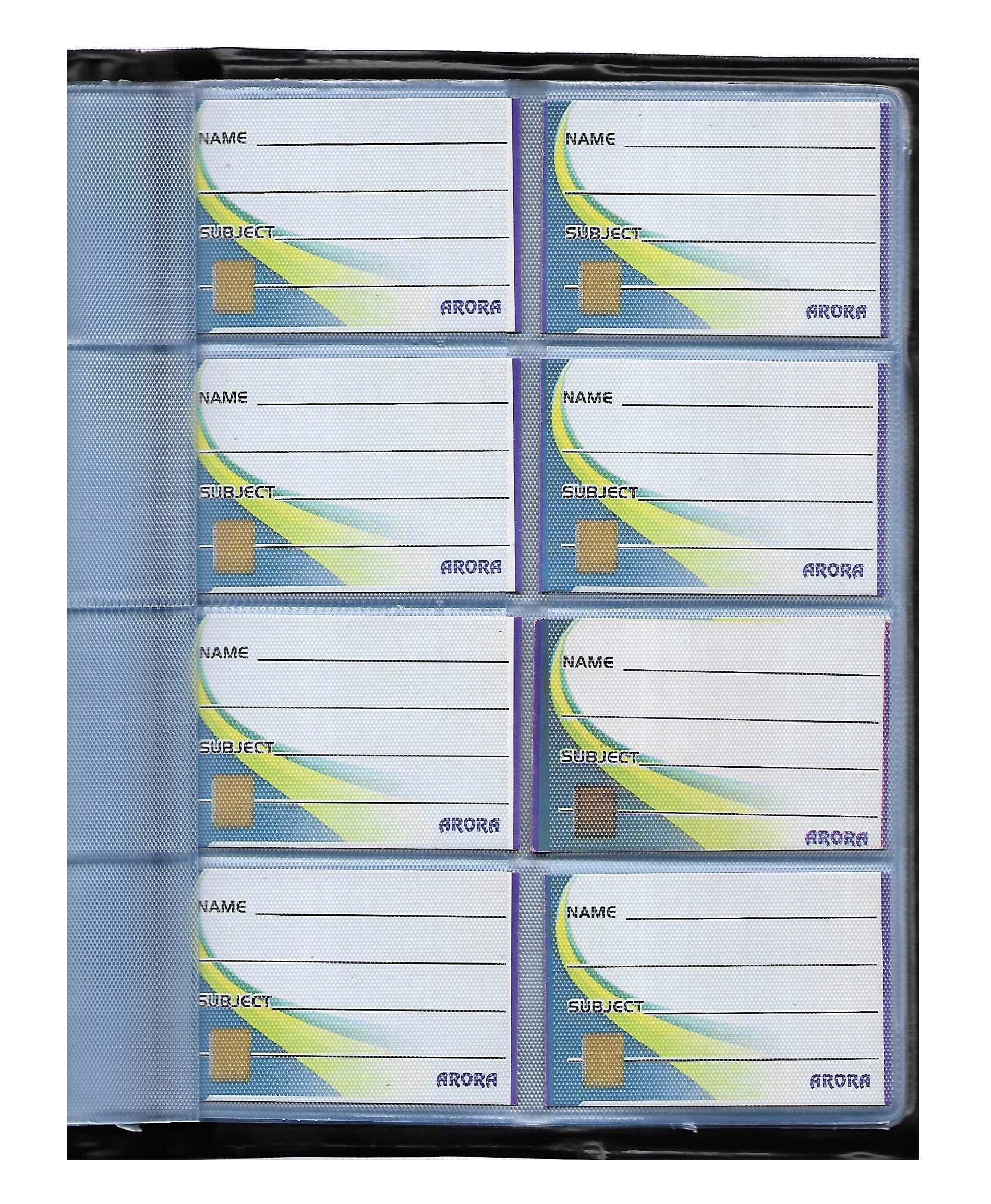 Visiting Card Album - Rexine & Lamina Material, 8.5 X 10.5 Inches | Durable Design With 15/20/25/30 Flaps, Protects Cards With Lamination Touch