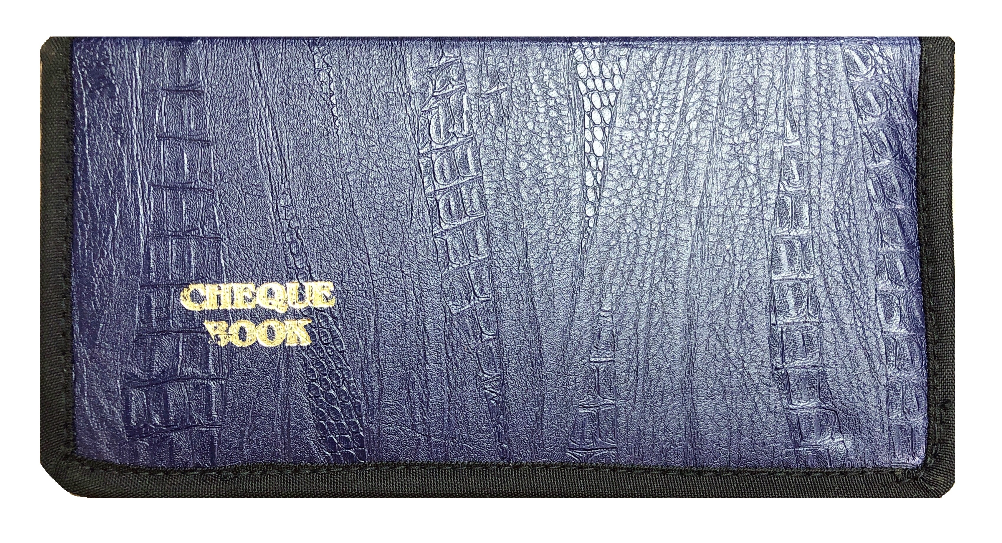 Cheque Book Holder - Rexine & Lamina, 5.25 X 10.25 Inches | Ultra Slim Design To Store Cheque Books, Cards & Pen Slot