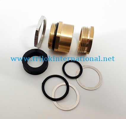 Gold & Silver Dc Brass Cable Gland