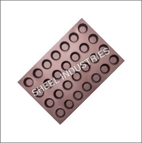 Brown 28 Mould Muffin Tray