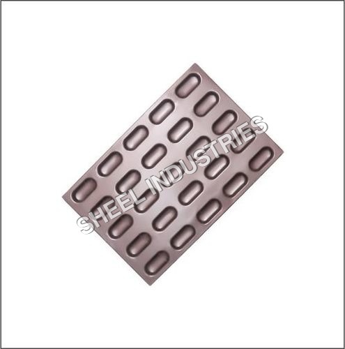 Brown 25 Mould Oval Shape Cake Tray