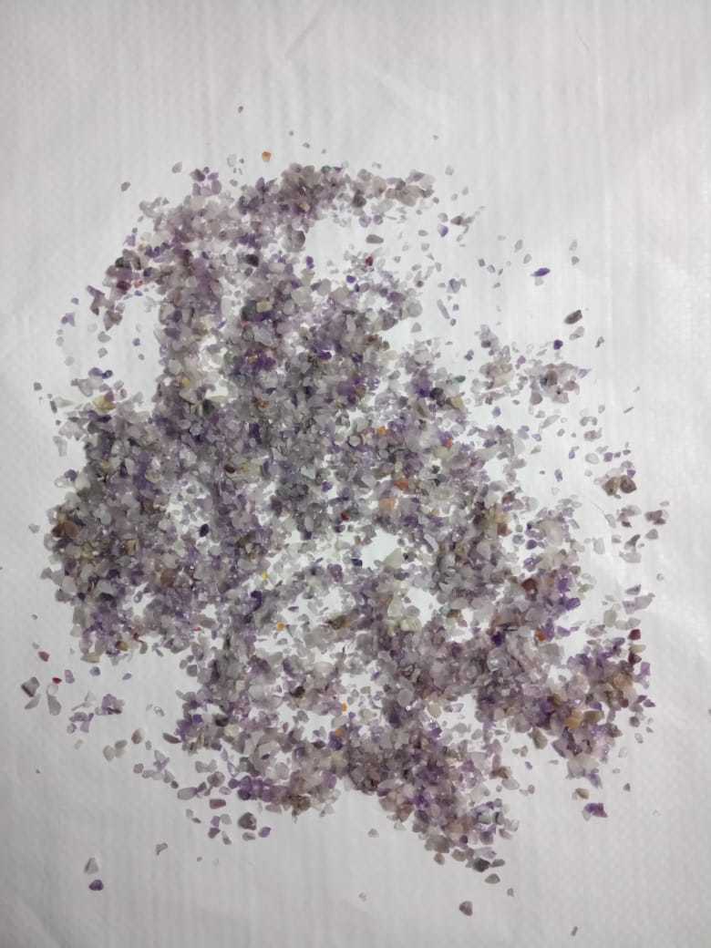 Multi Color Polished Mix Polished Chips And Sand Art Vase Filer Decoration Three In One Sand Mix Sand Crystallized Glass Stone
