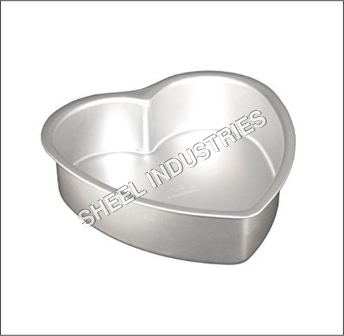 Silver Heart Cake Pan.