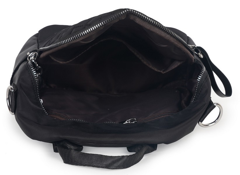 Polyster Black Backpack