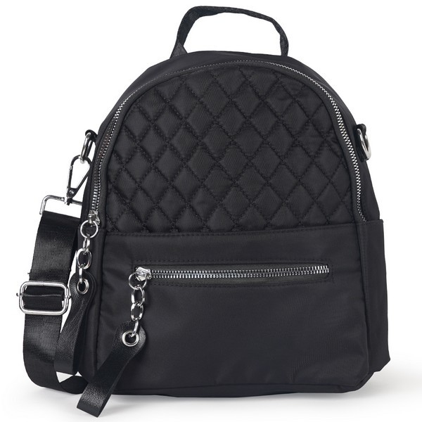 Polyster Black Backpack