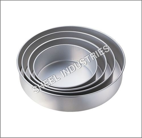 सिल्वर केक पैन सेट