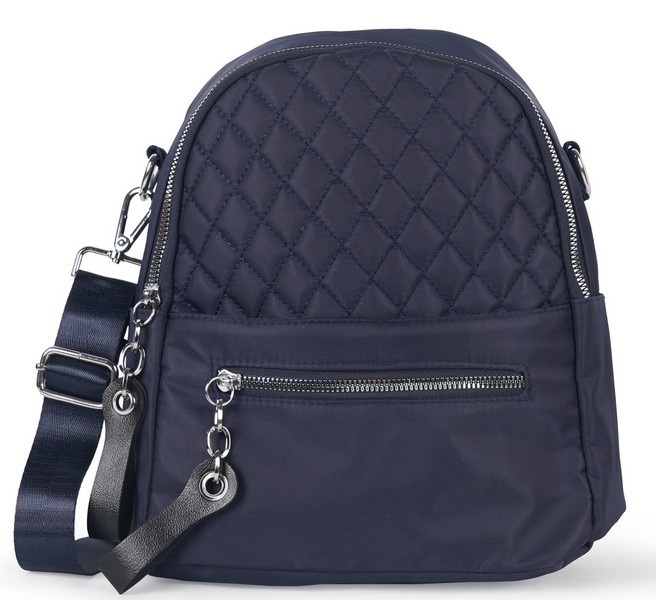 Polyster Blue Backpack