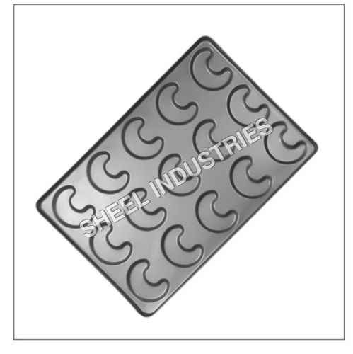 Aluminum Alloy Croissant Baking Tray 15 Molds