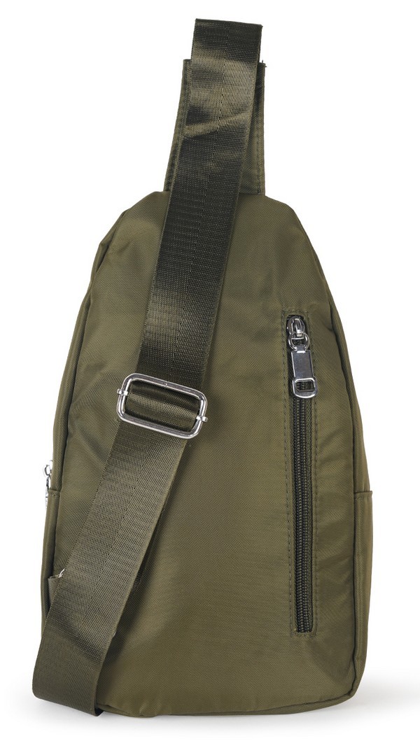 Postman Bag - Heavy Duty Polyester 600d , Elegant Solid Blue Design With Convenient Front Compartments And Secure Zipper Closure