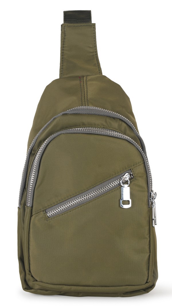 Postman Bag - Heavy Duty Polyester 600d , Elegant Solid Blue Design With Convenient Front Compartments And Secure Zipper Closure