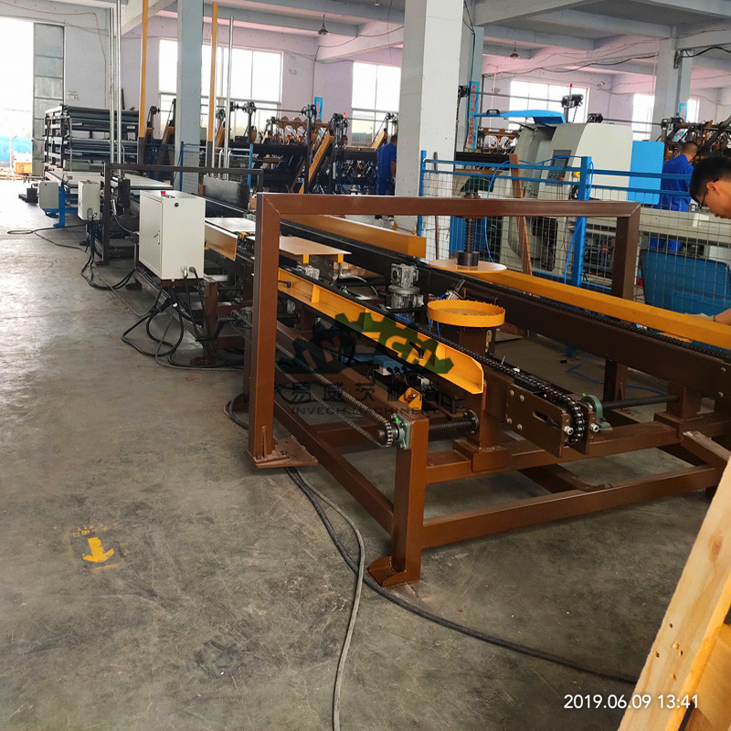 Semi-automatic Semi-auto Euro Blocks Wood Pallet Nailing Line