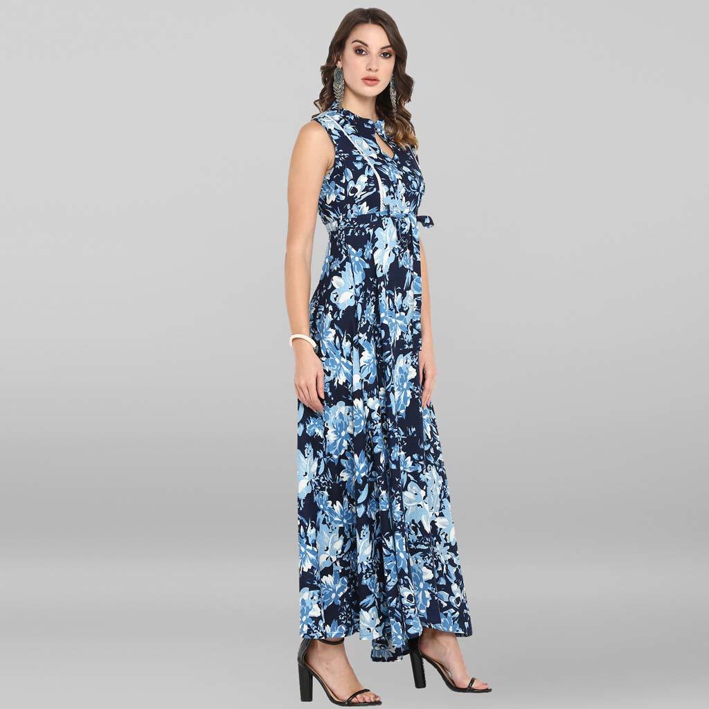 Dry Cleaning Blue Rayon Kurta