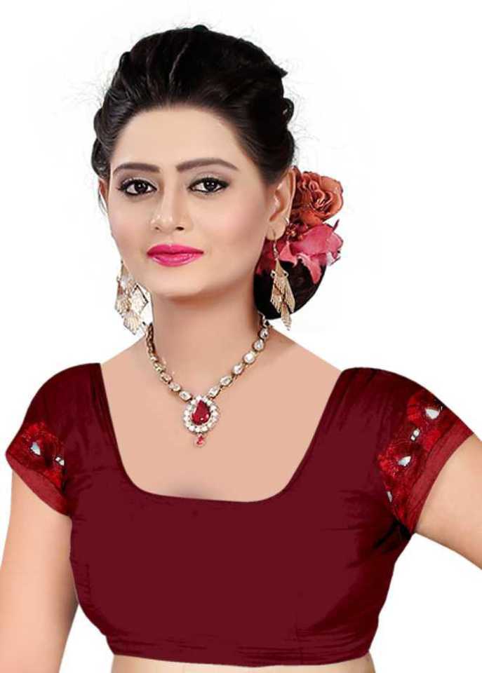 Maroon Saree
