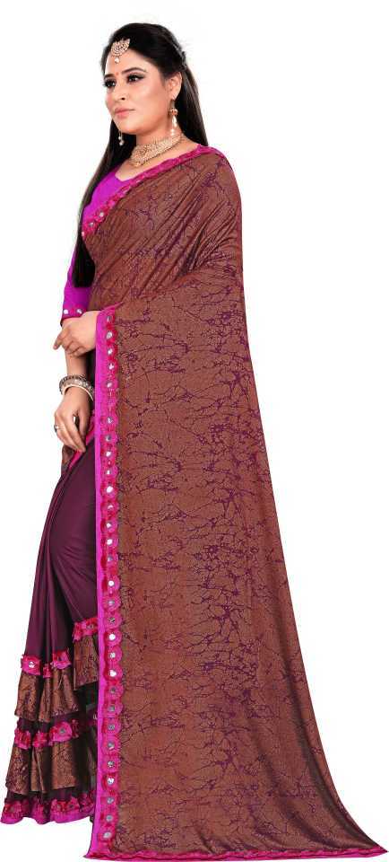 Purple Saree