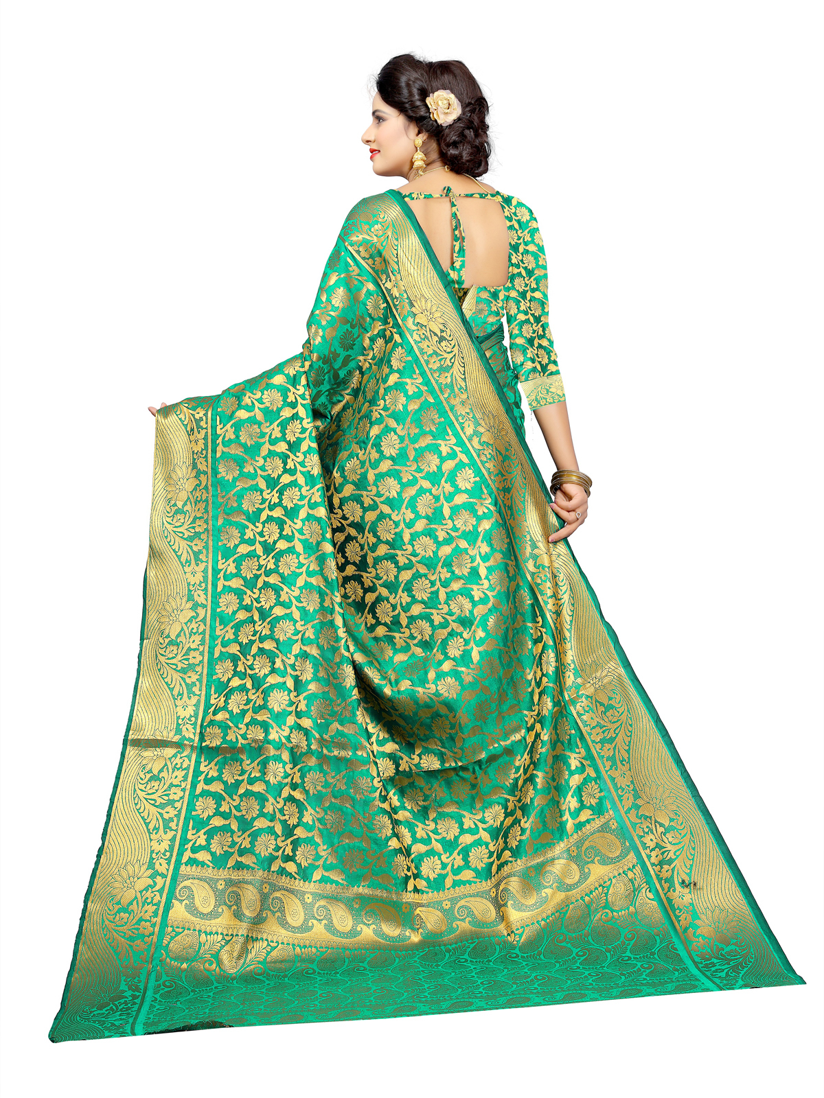 Green Saree