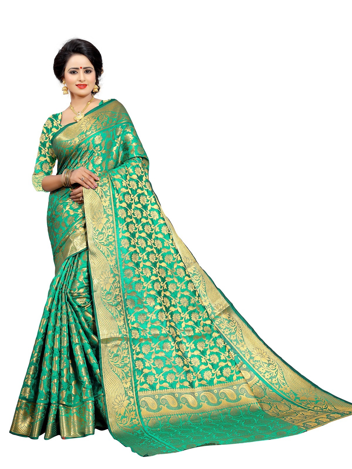 Green Saree