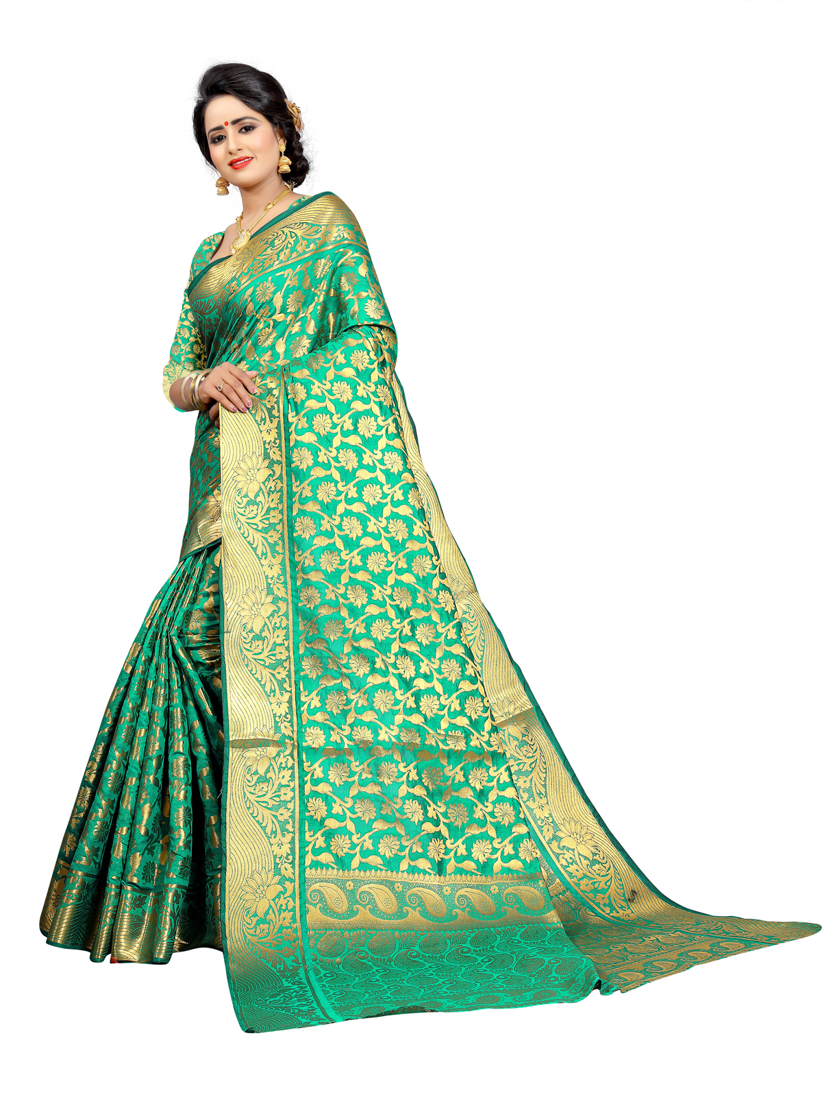 Green Saree