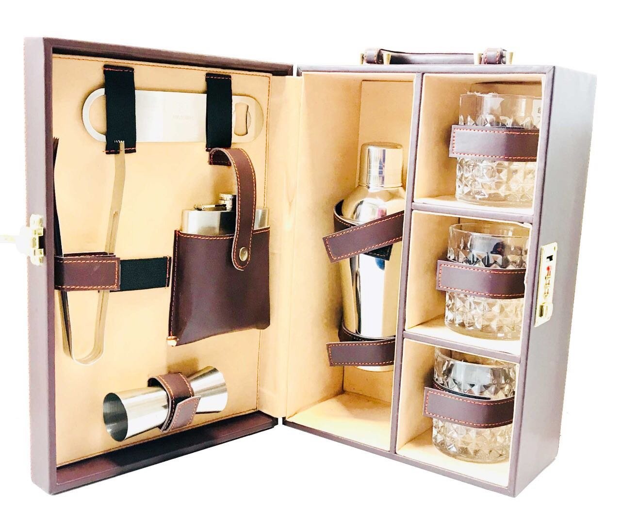 Stainless Steel Portable Bar Set