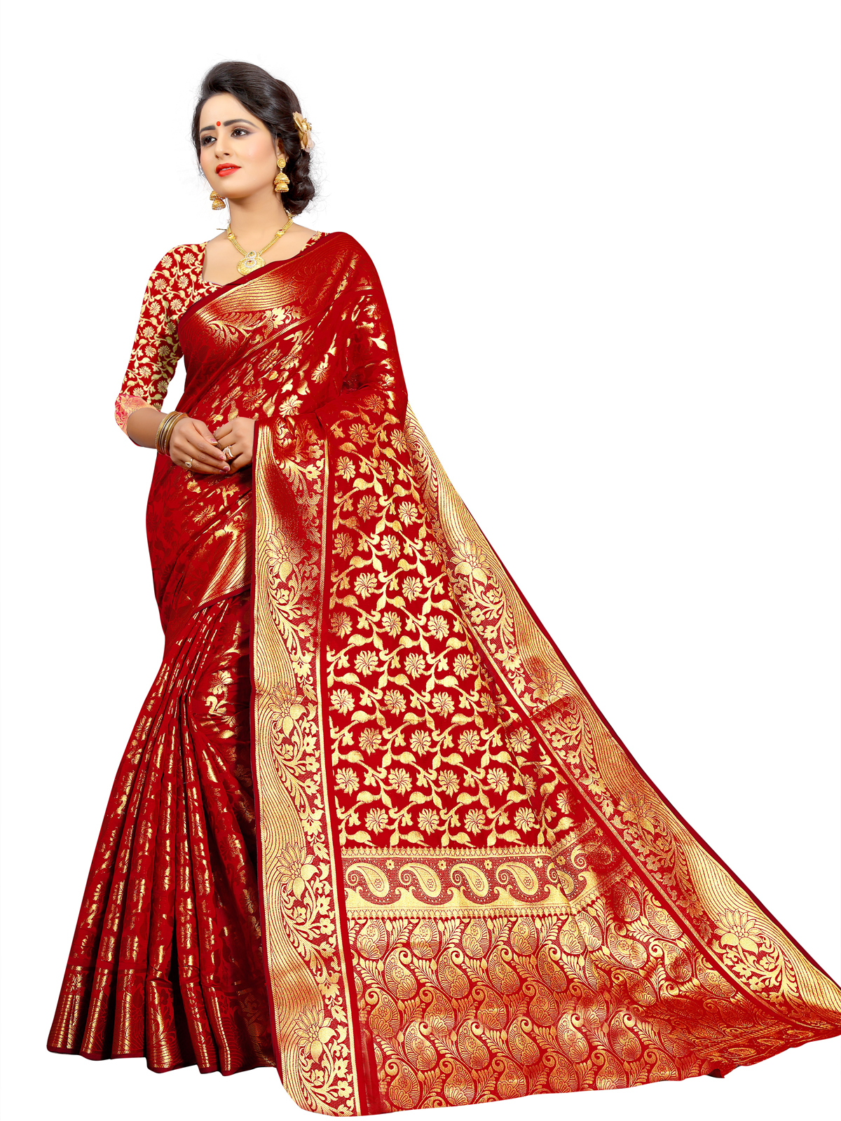 Red Saree