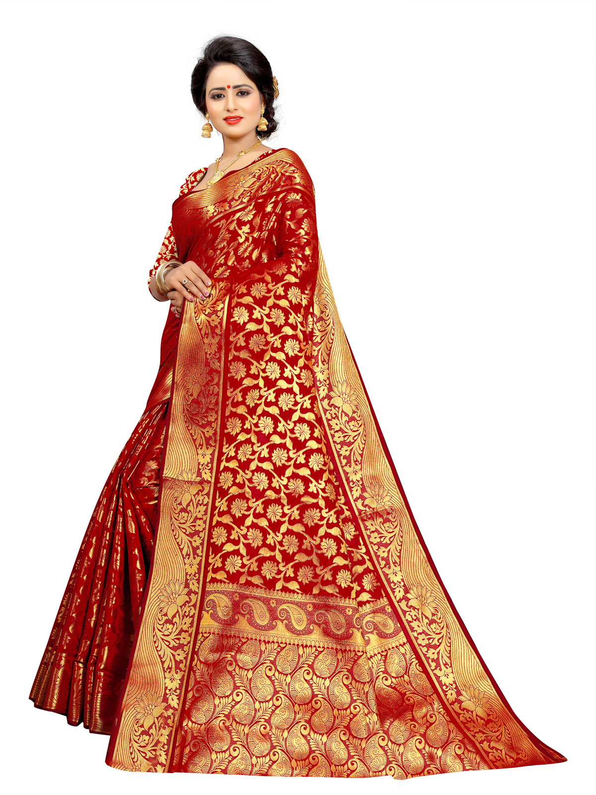 Red Saree