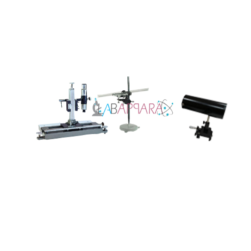 Magnifying Power Of Telescope By Slit Method Using A Microscope Experimental Set Up Labappara
