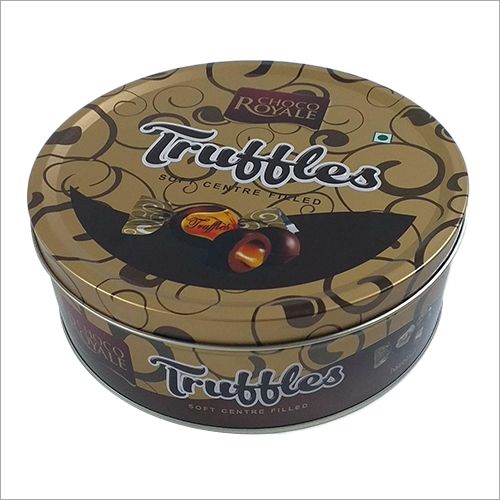 चॉकलेट गोल कंटेनर