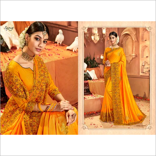 सॉफ्ट सिल्क साड़ी