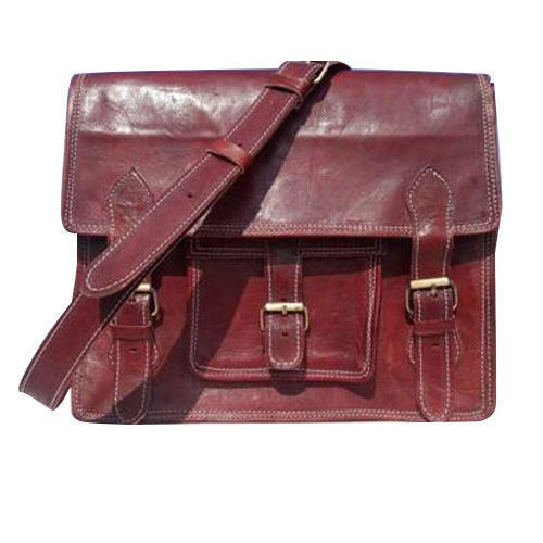 Men Leather Messenger Bag