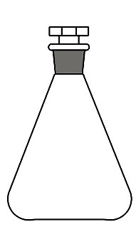 Conical Flask - 145 Mm Height, 10ml To 2000ml Capacity, 29/25 Interchangeable Joint | Ideal For Laboratory Applications
