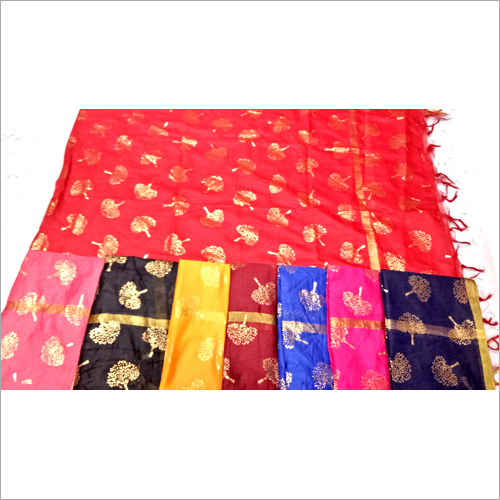 Chanderi Foil Print Dupatta