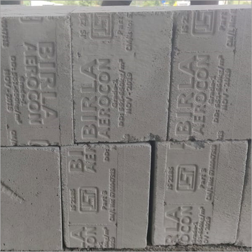 Solid Aac Blocks - Grey, 4-9 Inch Width | Eco-friendly, Unmatched Strength, Ideal For High Rise Structures