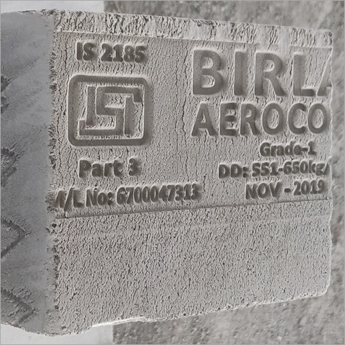 Solid Aac Blocks - Grey, 4-9 Inch Width | Eco-friendly, Unmatched Strength, Ideal For High Rise Structures