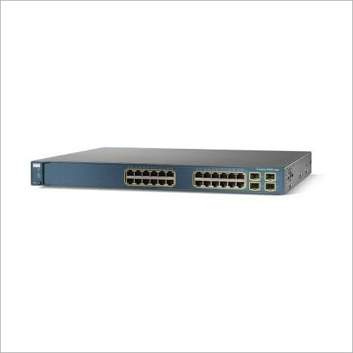 Black Cisco Catalyst 3560G-24Ts Switch