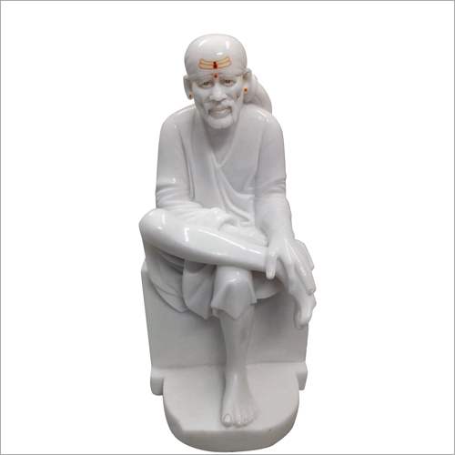 White Marble Lord Sai Baba Statue