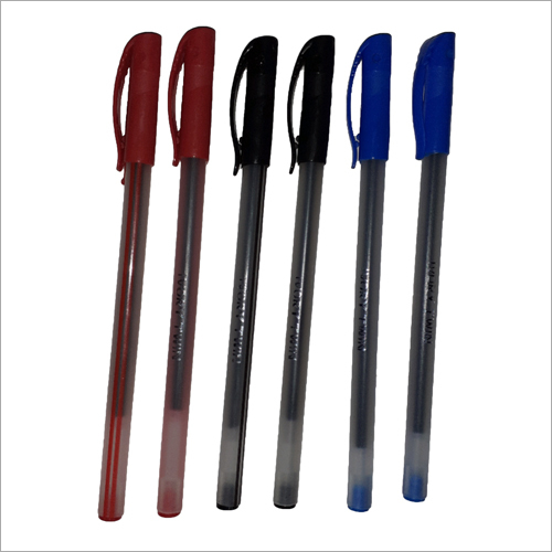 Plastic Disposable Blue Pen - Plastic Material, Smooth Writing, Comfortable Grip, Decomposable, Available in Various Colors
