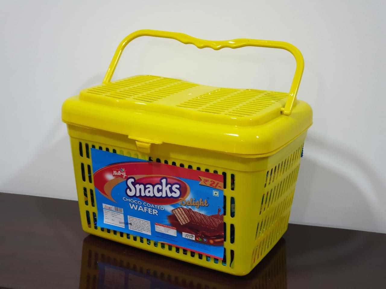 Snack Delight Choco Coated Basket Texture: Crispy