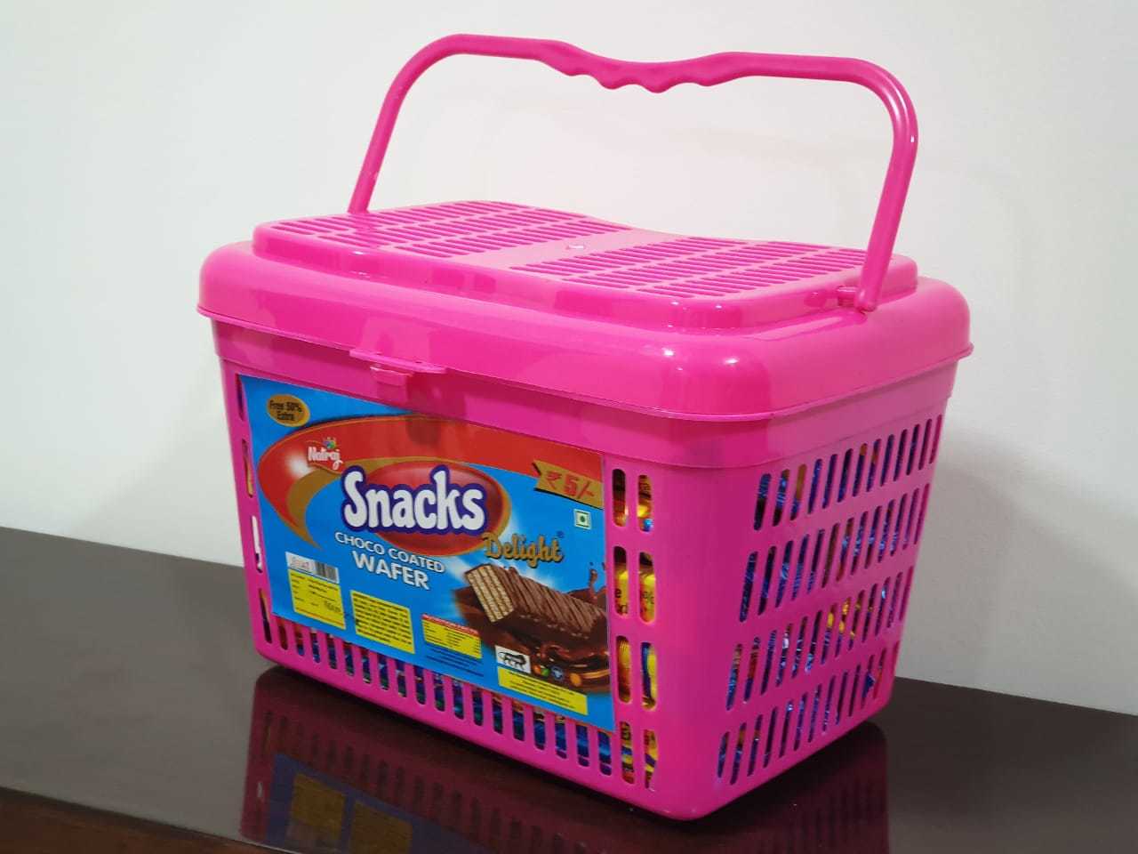 Snack Delight Choco Coated Basket Texture: Crispy